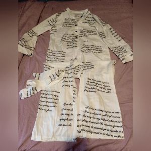 White jumpsuit fits body